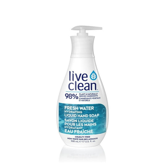 Live Clean   Fresh Water Hydrating Liquid Soap 500ml