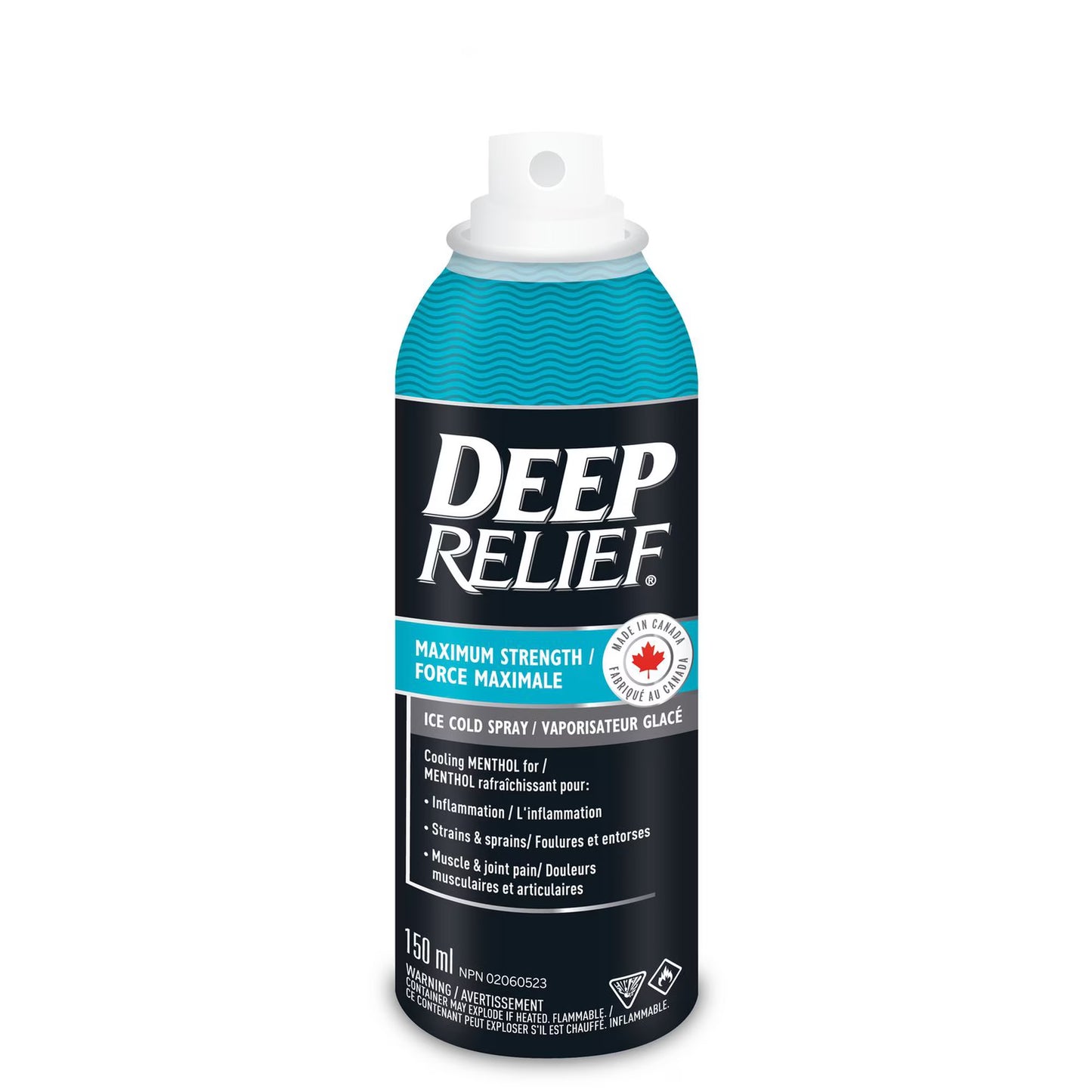 DEEP RELIEF ADVANCED SP ICE 150ML SPRAY