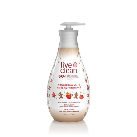 Live Clean   Gingerbread Latte Hand Soap 500ml