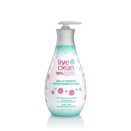 Live Clean   Vanilla Peppermint Hand Soap 500ml