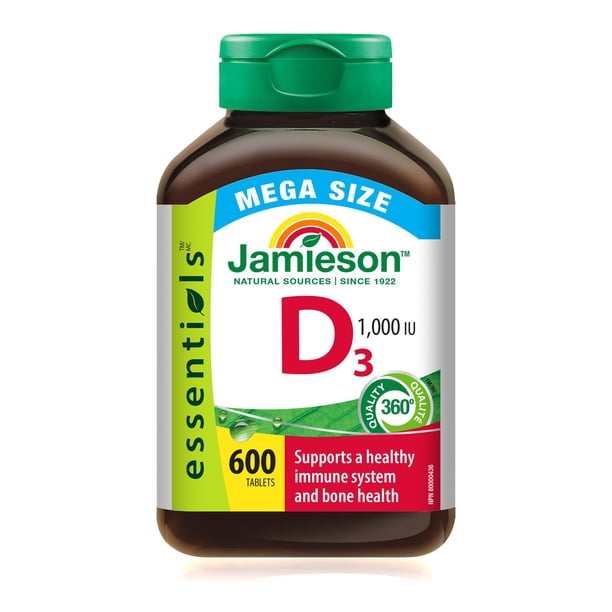 VITAMIN D MEGA PK TB 1000IU 600 JAM TABLET