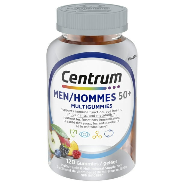 CENTRUM MULTIGUMMIES MEN 50+ 120 BLOCK
