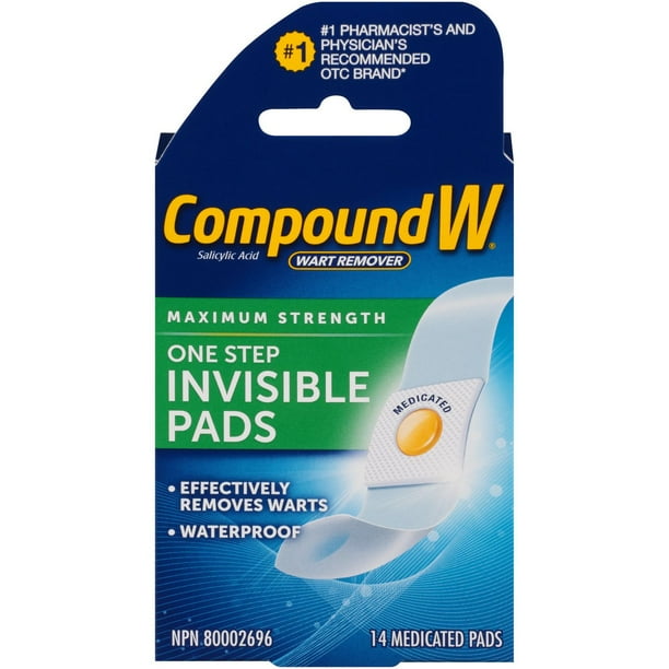 CompoundW Wart Remover - 14 Pads
