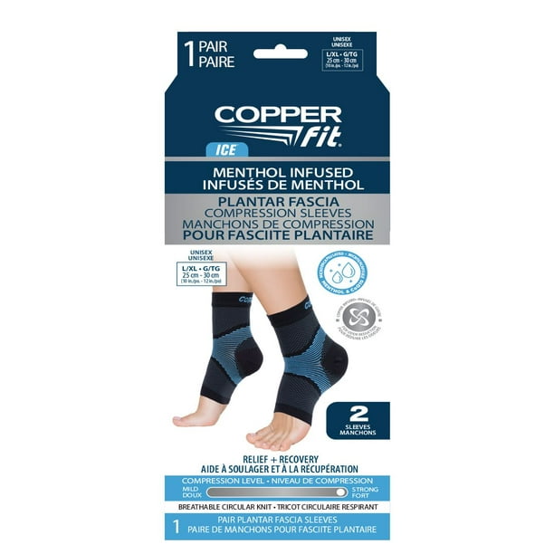 COPPER FIT PLANTAR FASCIA COMPRESSION SLEEVE LG/XL