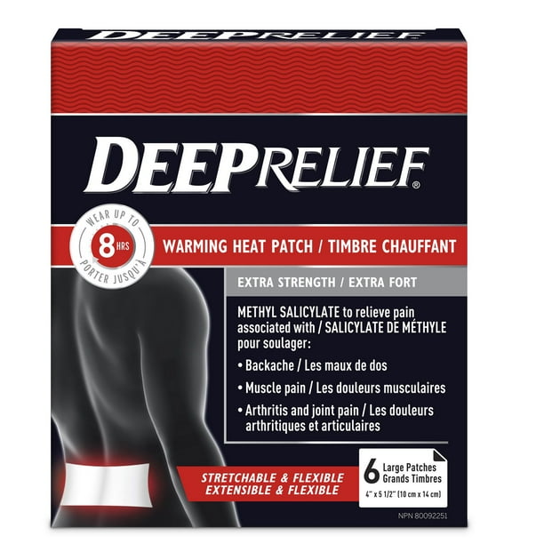 DEEP RELIEF WARMING PATCH REGULAR PATCH MED.