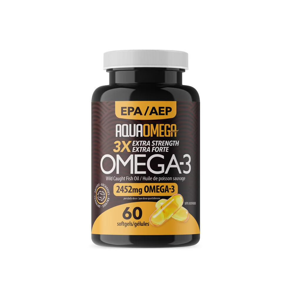 AquaOmega - EPA 3x Extra Strength 2452mg - 60sg