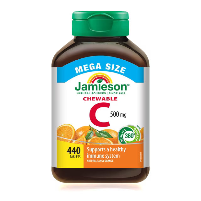 JAMIESON VITAMIN C TB CHEW 500MG 440 TABLET