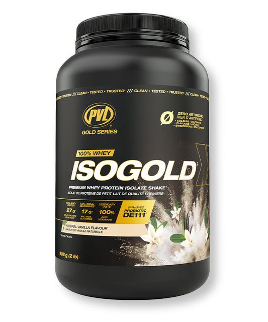 PVL Pure Vita Labs    ISOGOLD™    Natural Vanilla908 g