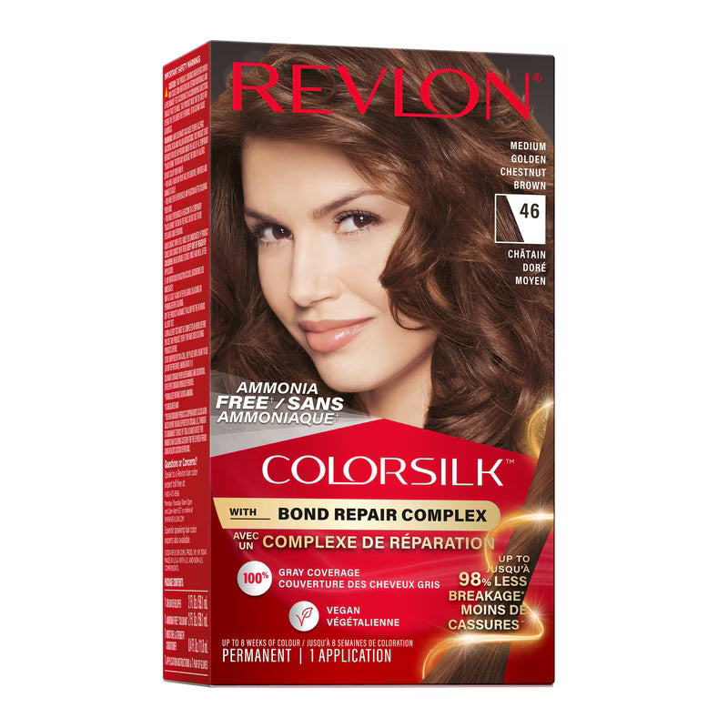 REVLON COLORSILK BOND REPAIR GOLDEN CHESTNUT BROWN