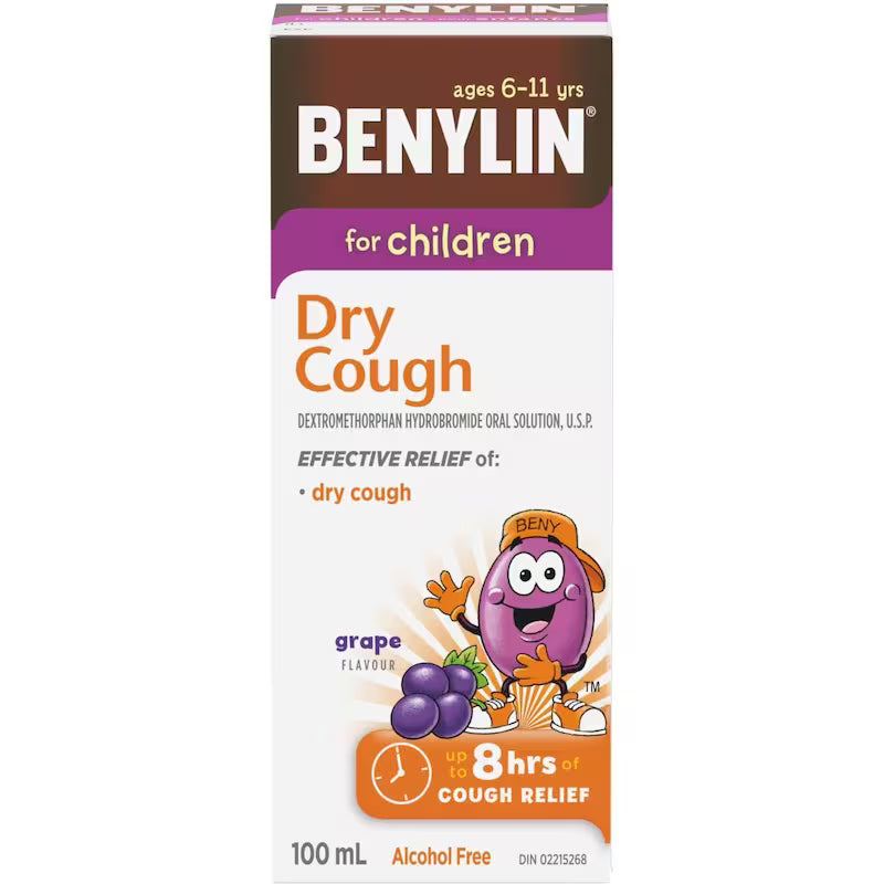BENYLIN SYR DM CHILDREN DRY COUGH GRAPE 100ML SYRUP