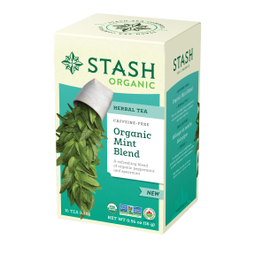 STASH TEA    Organic Teas    STASH TEA    Organic Teas    Org Mint Blend 16bg