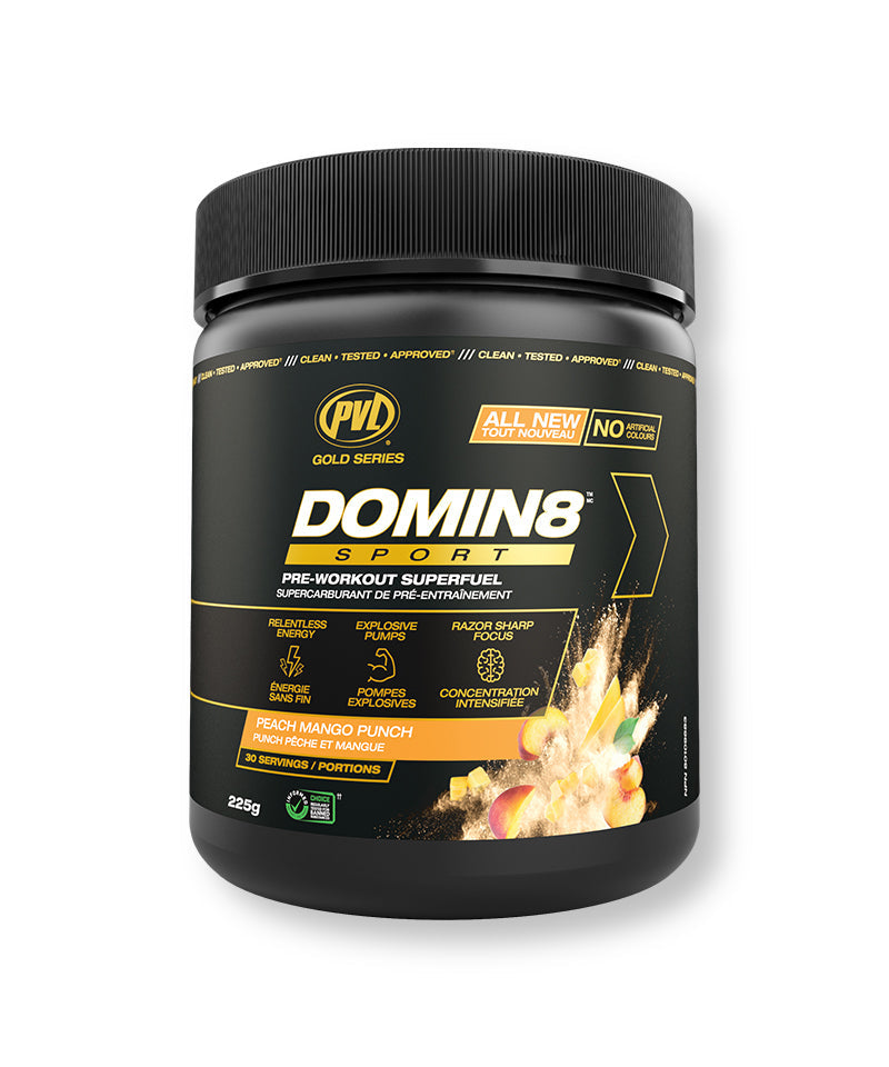 PVL WHEY PRO+ DOMIN8 SPORT Peach Mango Punch 225 g
