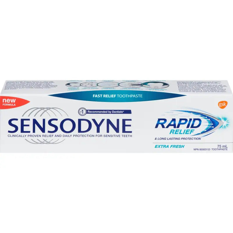TOOTHPASTE SENSODYNE RAPID RELIEF EX FRESH 75ML TOOTHPASTE
