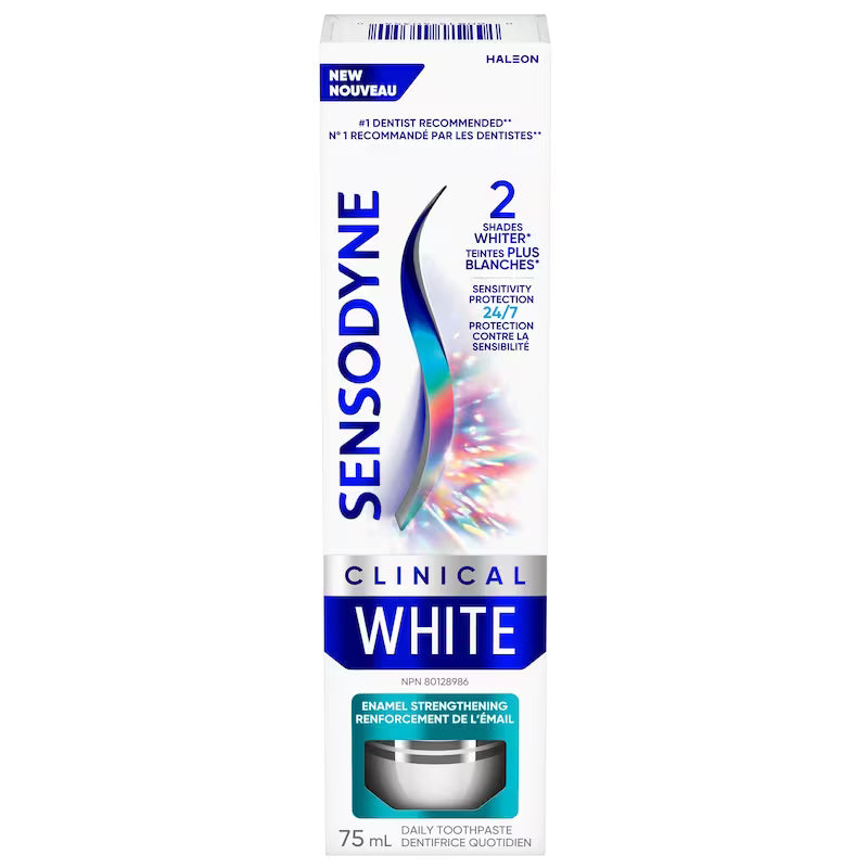 SENSODYNE CLINICAL WHITE ENAMEL STRENGTHENING 75ML TOOTHPASTE