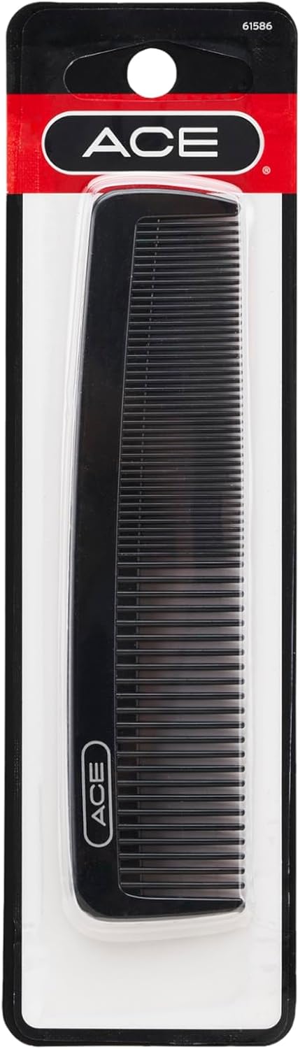 GOODY ACE COMB 5IN HARD RUBBER FIN/COARS pack of 6