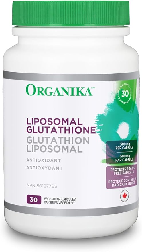 Organika   LIPOSOMAL GLUTATHIONE 500MG 30VCAP