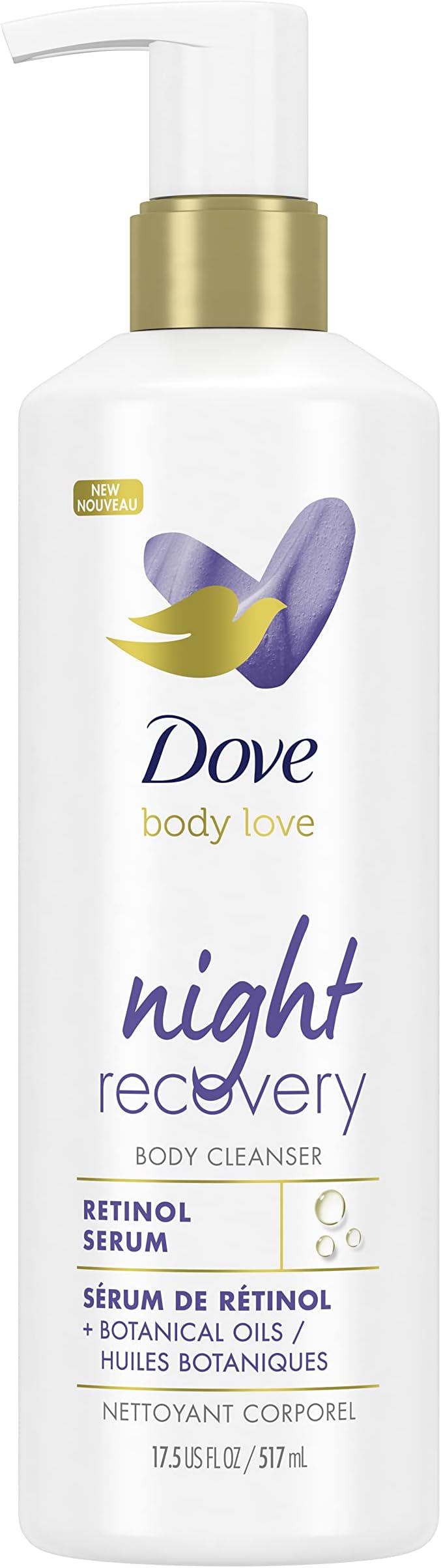 DOVE BODY WASH NIGHT RECOVERY 517ML