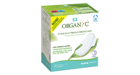 Organyc   Pads - Overnight Flow W/Wings 7ct