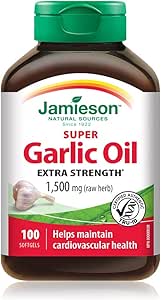 Jamieson JMS Super Garlic Oil 1,500mg 100's 100Softgels
