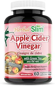 HERBAL SLIM® Apple Cider Vinegar+Green Tea 60 Vcaps