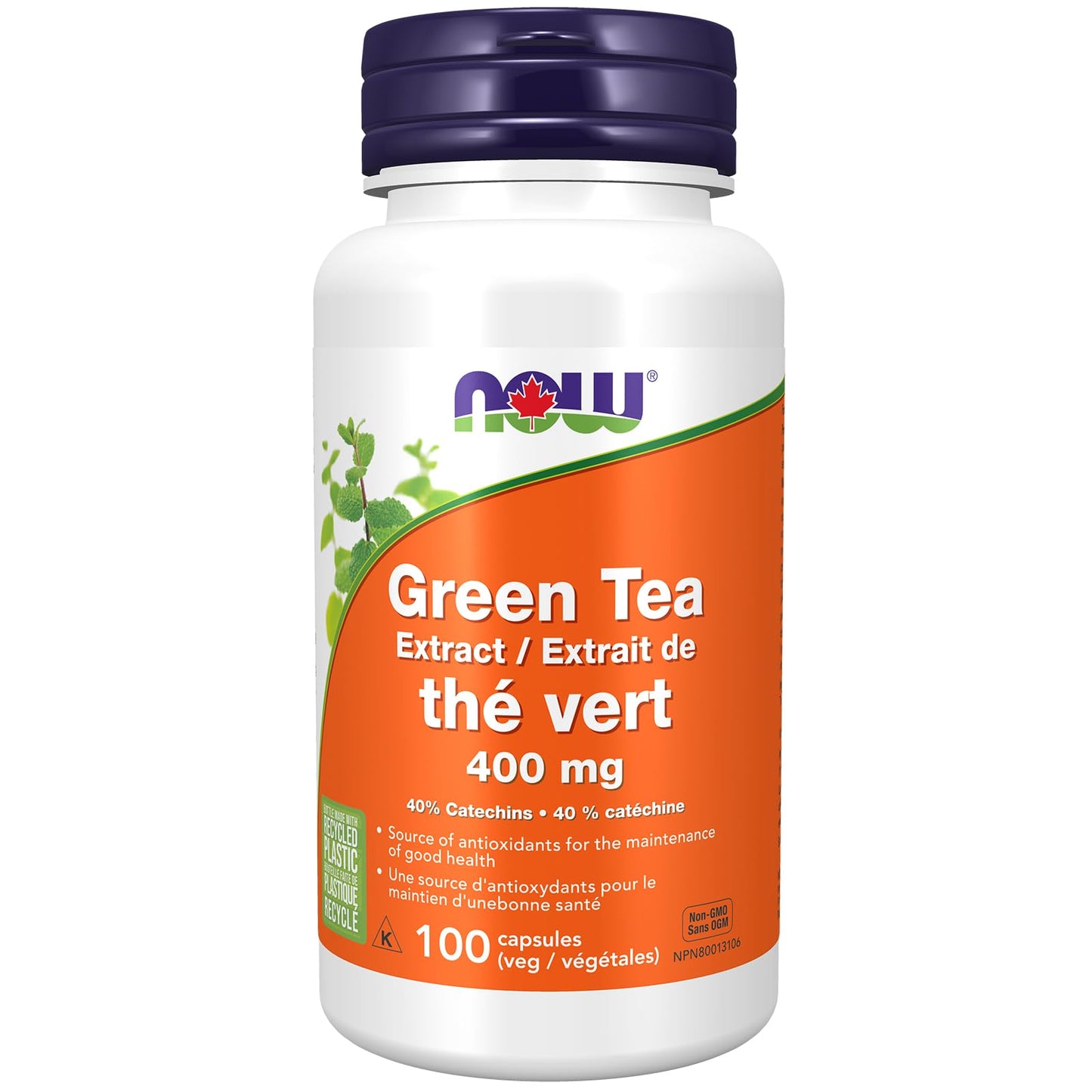 NOW Green Tea Ext 400mg 100vcap