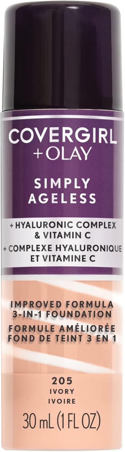 COVER GIRL/OLAY SIMPLY AGELESS FND 3IN1 IVORY pack of 2