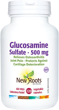 NEW ROOTS Glucosamine Sulfate 500 mg 120 capsules