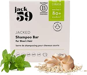 Jack59 JACKED 3in1 Shampoo Bar for short hair