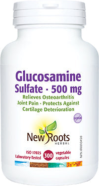 NEW ROOTS Glucosamine Sulfate 500 mg 300 capsules