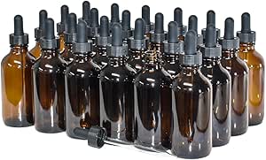 ACC - Amber Boston Round Bottle 4oz 24-400 6CT