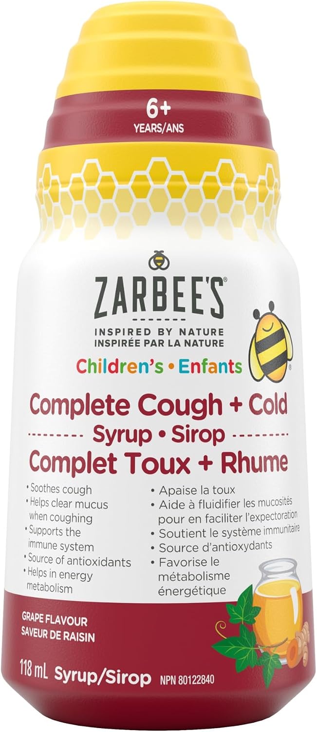ZARBEES SYR COMPLETE COUGH&COLD KIDS 118ML LIQUID