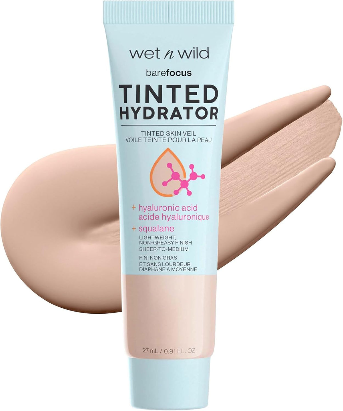 WET N WILD VARE FOCUS HYDRATOR TINTED FAIR 27ML pack of 2