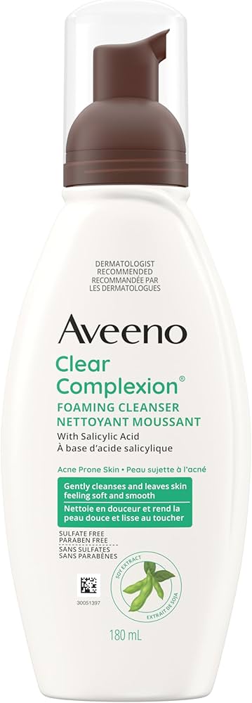 AVEENO FOAM CLEANSER CLEAR COMPLEXION 180ML