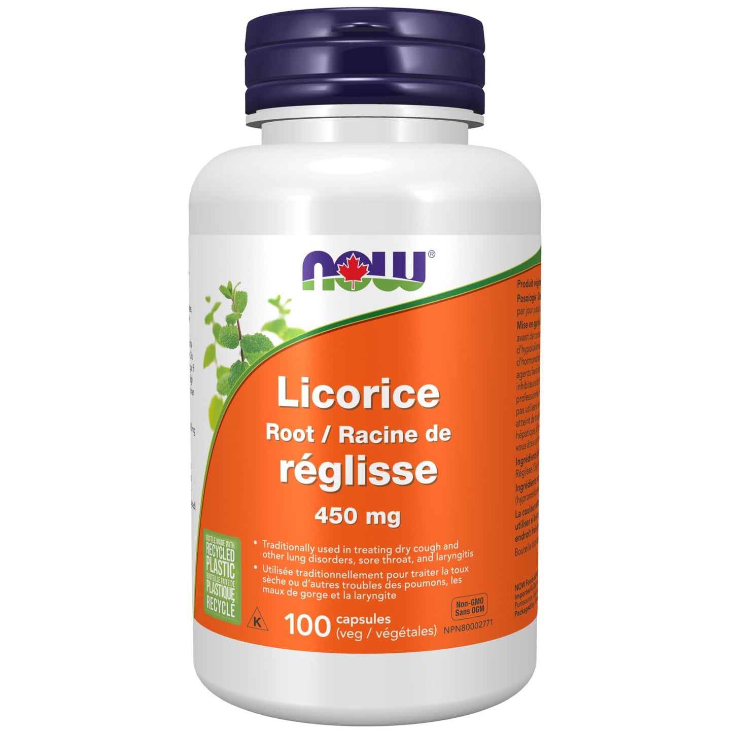NOW Licorice Root 450mg 100vcap