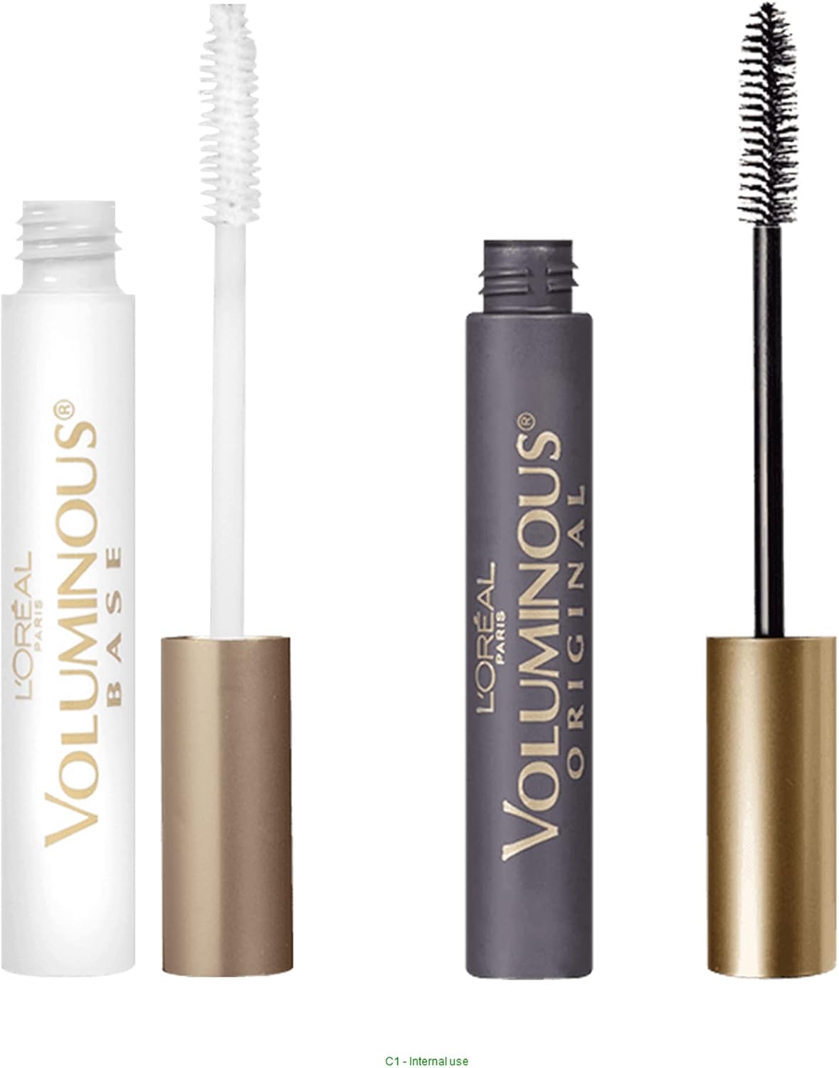 LOR VOLUMINOUS PRIM&MASC BLACKEST BLACK 7.7&7.3ML pack of 2