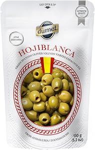 Dumet - Hojiblanca, Spain Green Olive, Pitted (vegan)    150g