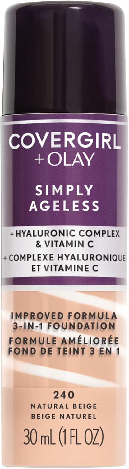 COVER GIRL/OLAY SIMPLY AGELESS FND 3IN1 NAT BEIGE pack of 2