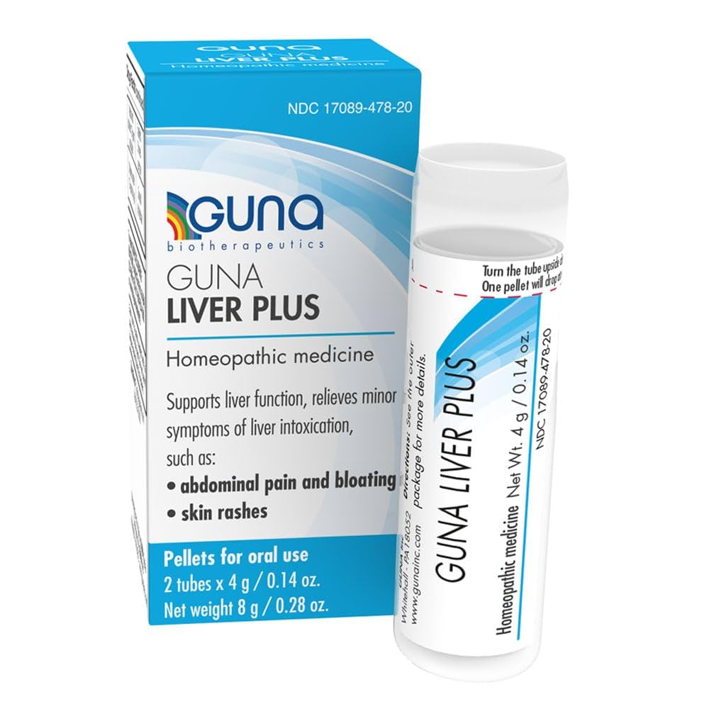 GUNA®-LIVER PLUS 1 Tube-pellets wt 4g / 0.14 oz