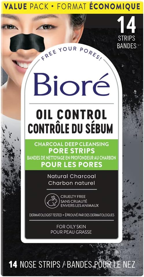 BIORE PORE STRIPS DEEP CLEANSING CHARCOAL 14