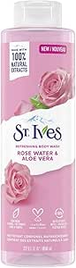 ST-IVES BODY WASH ROSE & ALOE VERA 650ML
