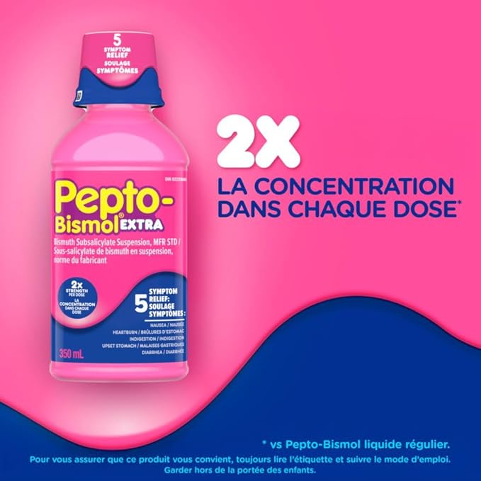 PEPTO-BISMOL XST ORIGINAL TWIN PK LIQ 2X350ML LIQUID