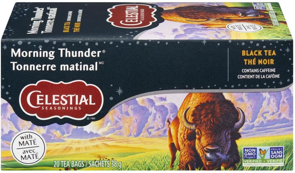 Celestial Tea - Morning Thunder Black Tea - 6 x 20bg