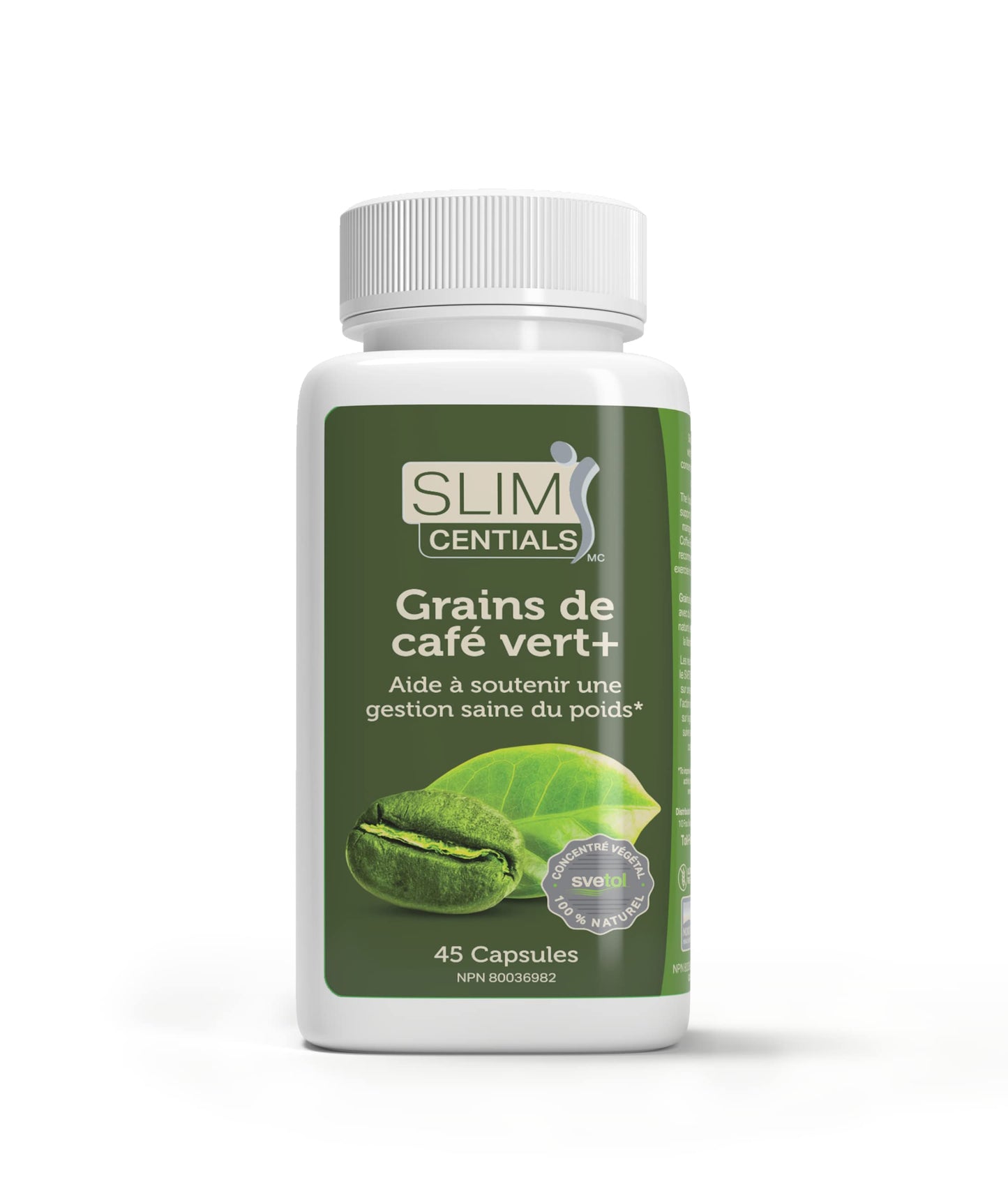 Nuvocare Health Sciences SlimCentials Green Coffee Bean+ 45caps