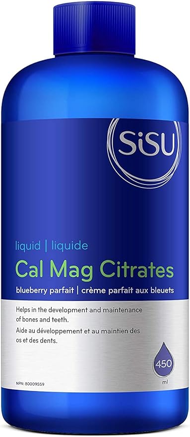 SISU Cal Mag Citrates Liquid with D3 (blueberry parfait) 450 mL