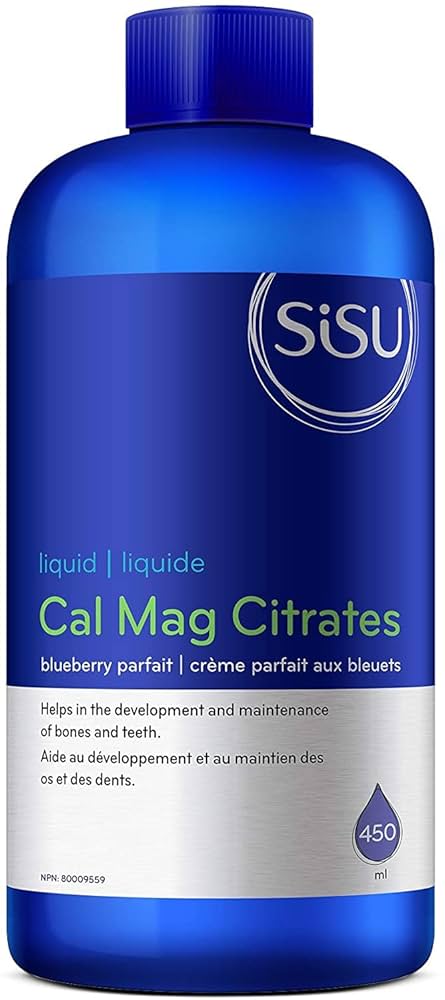 SISU Cal Mag Citrates Liquid with D3 (blueberry parfait) 450 mL
