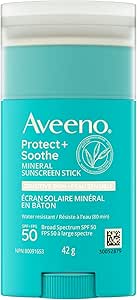 AVEENO PROTECT&SOOTHE MINERAL FACE STICK SPF50 42G