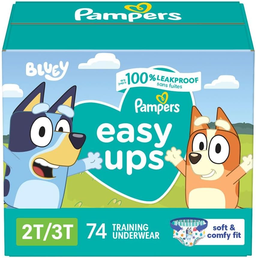 PAMPERS EASY UPS BOY SIZE 2T-3T 74