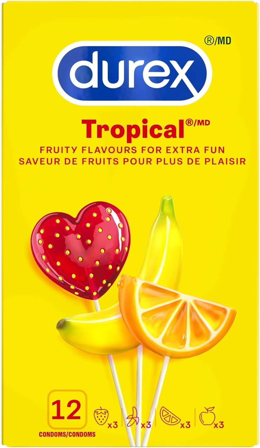 DUREX TROPICAL COLOURS & SCENTS LUBRICATED 12