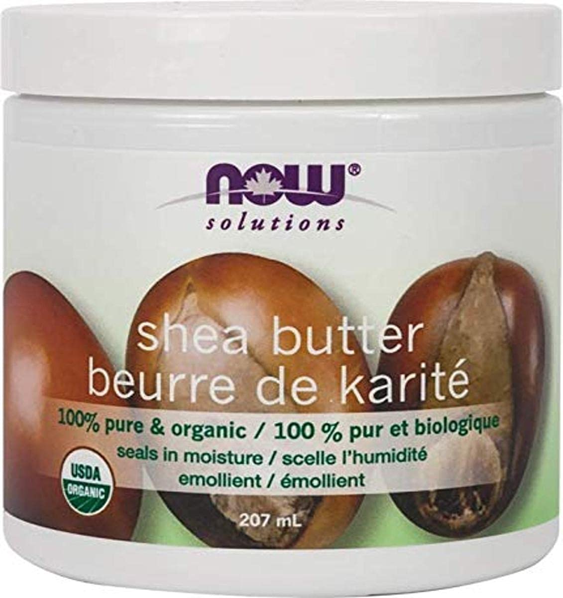 NOW Organic Shea Butter 100% Pure 207mL