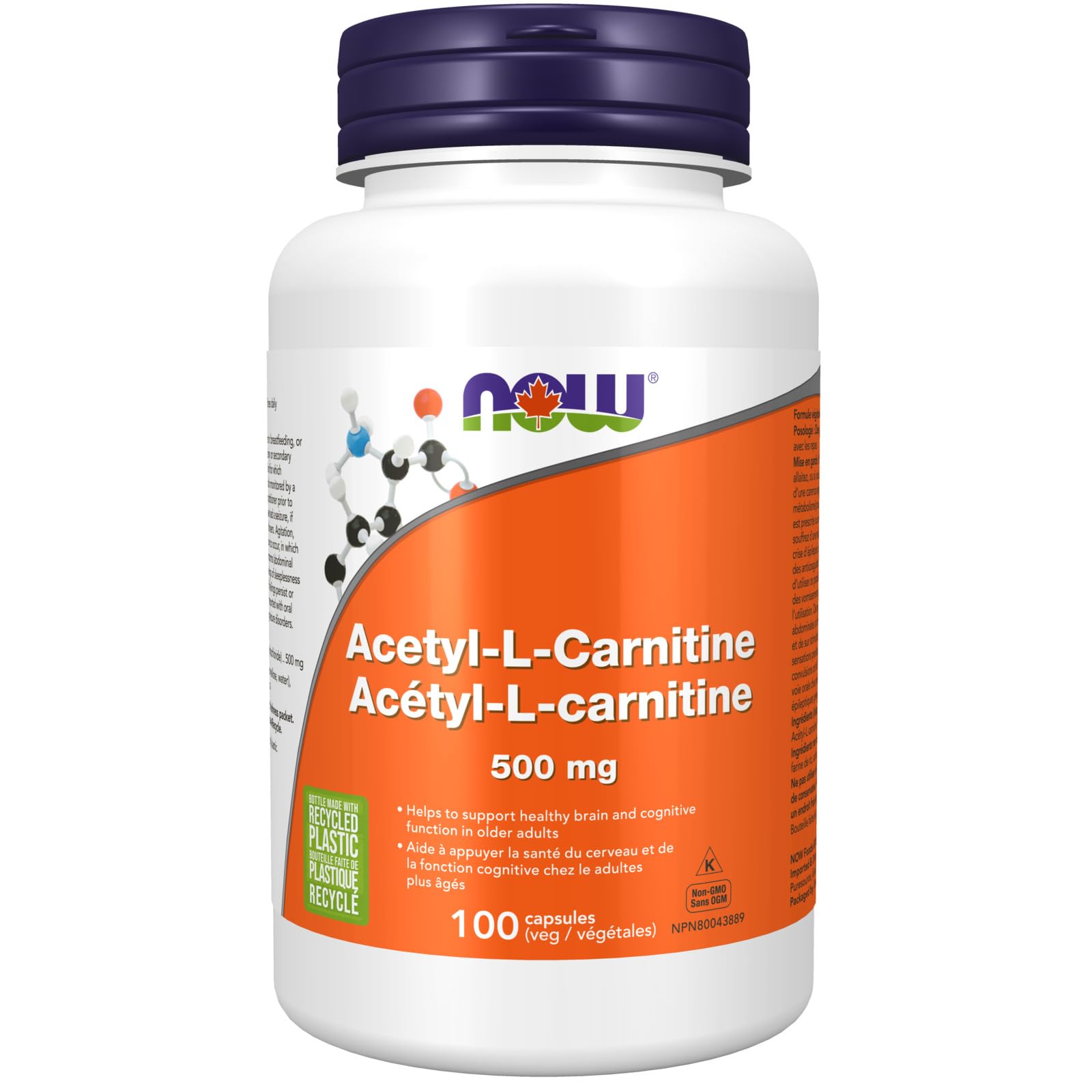 is acetyl l carnitine legal in canada NOW L-Carnitine 500mg 100vcap BOOSTIQ Glutathione & Vitamin MSM exercise Flavor:Kiwi-Lemon